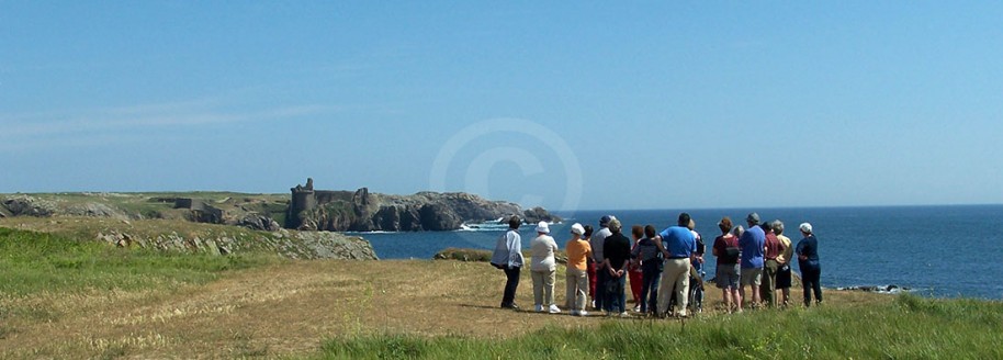 Le vieux Château et Plage des Sabias - Île d'Yeu - Vendée